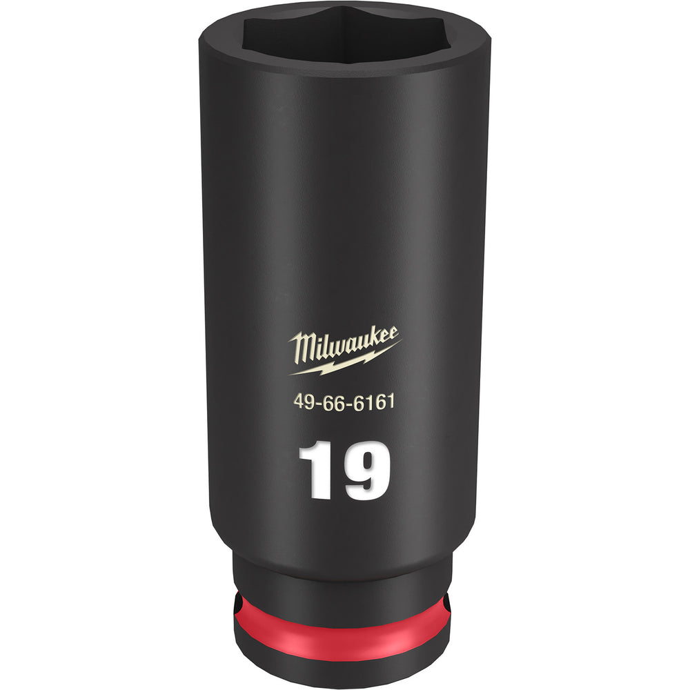 Milwaukee Shockwave 3/8" Drive 19mm Deep 6 Point Impact Socket 49666161