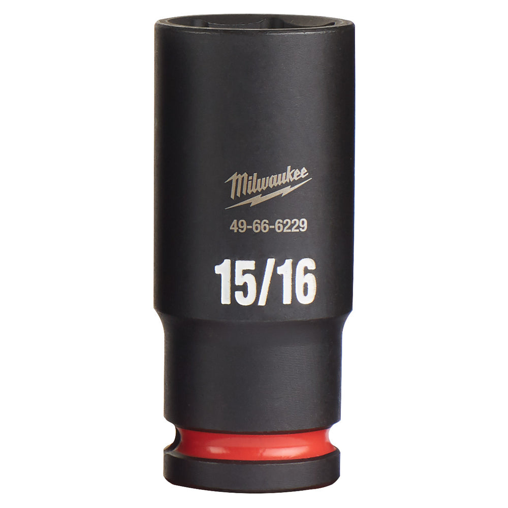 Milwaukee Shockwave 1/2" Drive 15/16" Deep 6 Point Impact Socket 49666229