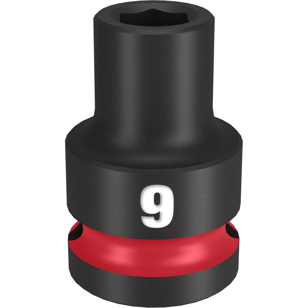 Milwaukee Shockwave 1/2" Drive 9mm Standard 6 Point Impact Socket 49666241