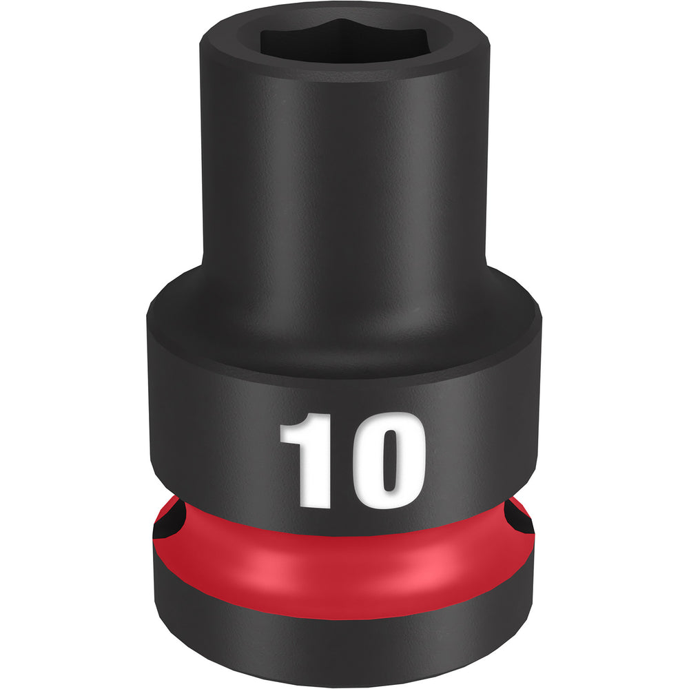 Milwaukee Shockwave 1/2" Drive 10mm Standard 6 Point Impact Socket 49666242