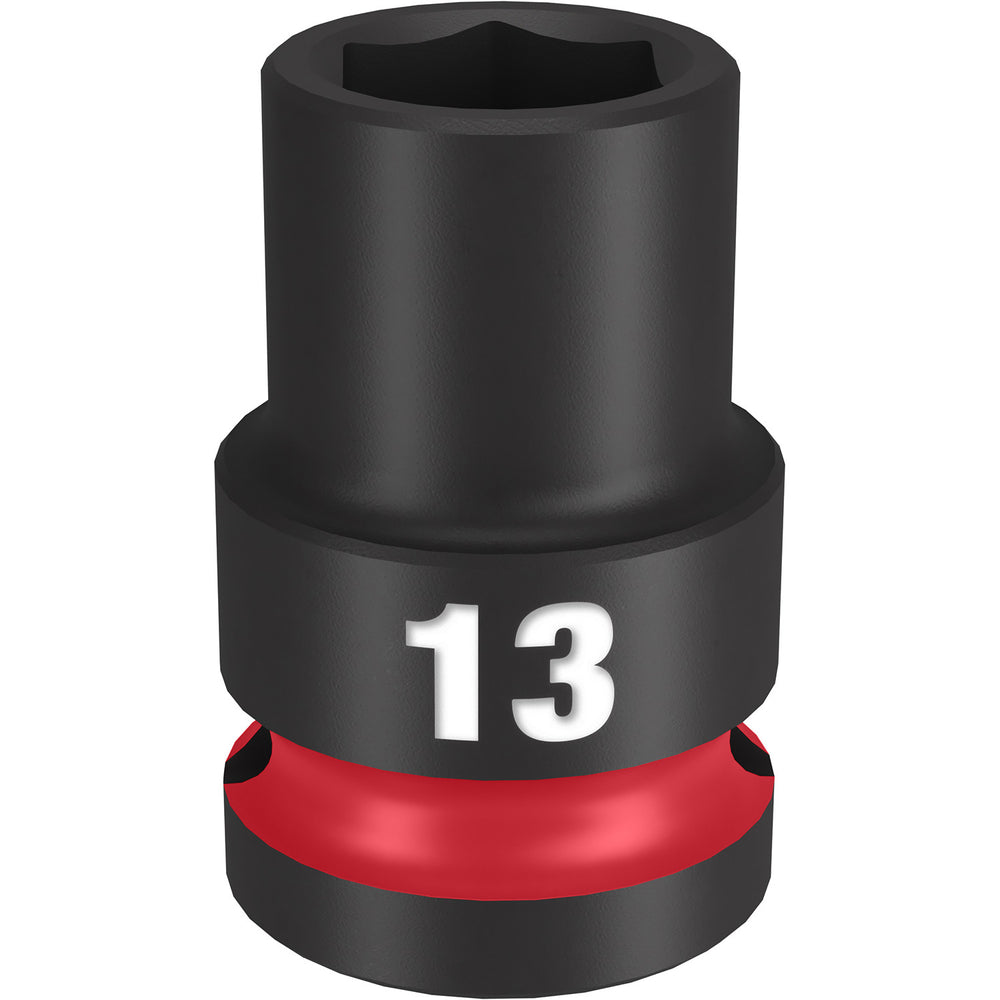 Milwaukee Shockwave 1/2" Drive 13mm Standard 6 Point Impact Socket 49666245