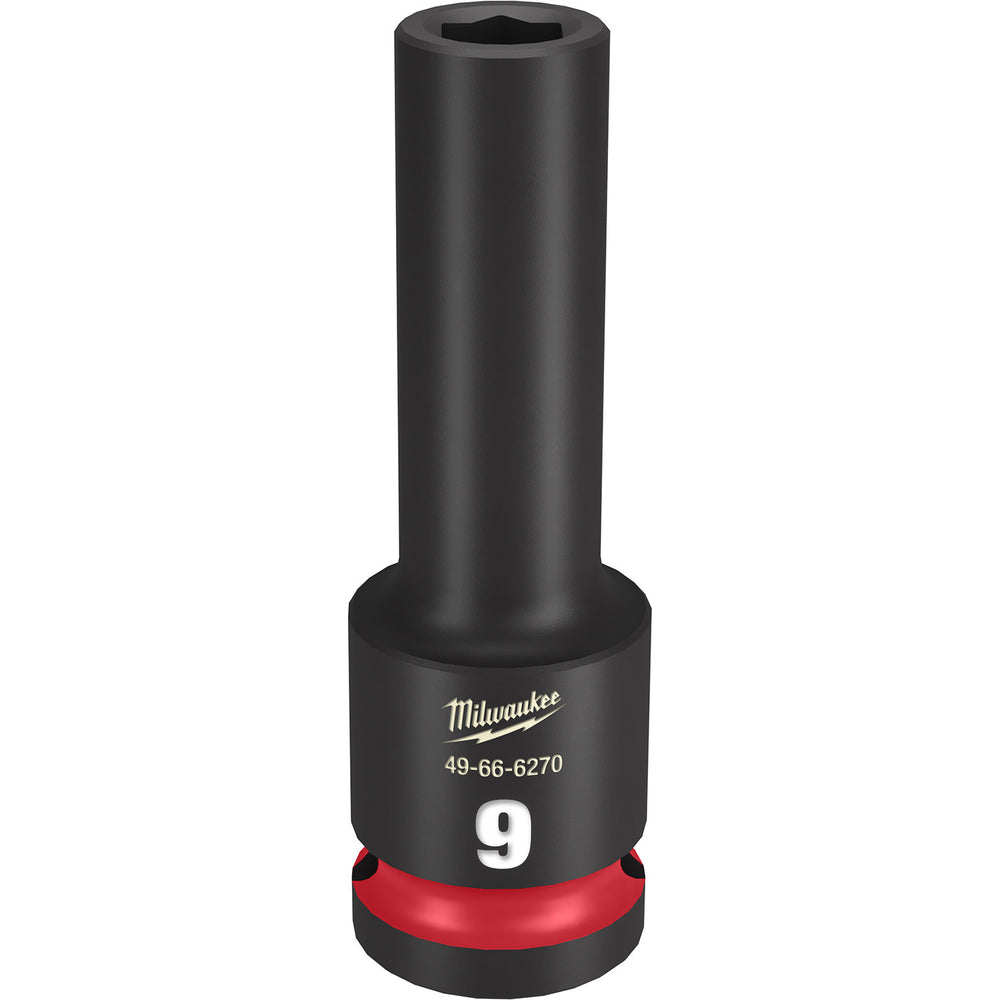 Milwaukee Shockwave 1/2" Drive 9mm Deep 6 Point Impact Socket 49666270