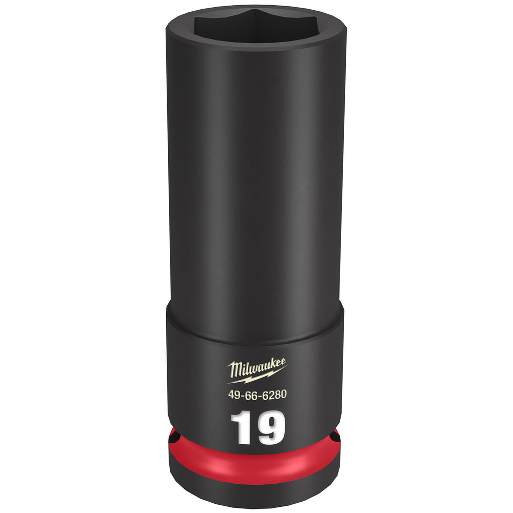 Milwaukee Shockwave 1/2" Drive 19mm Deep 6 Point Impact Socket 49666280