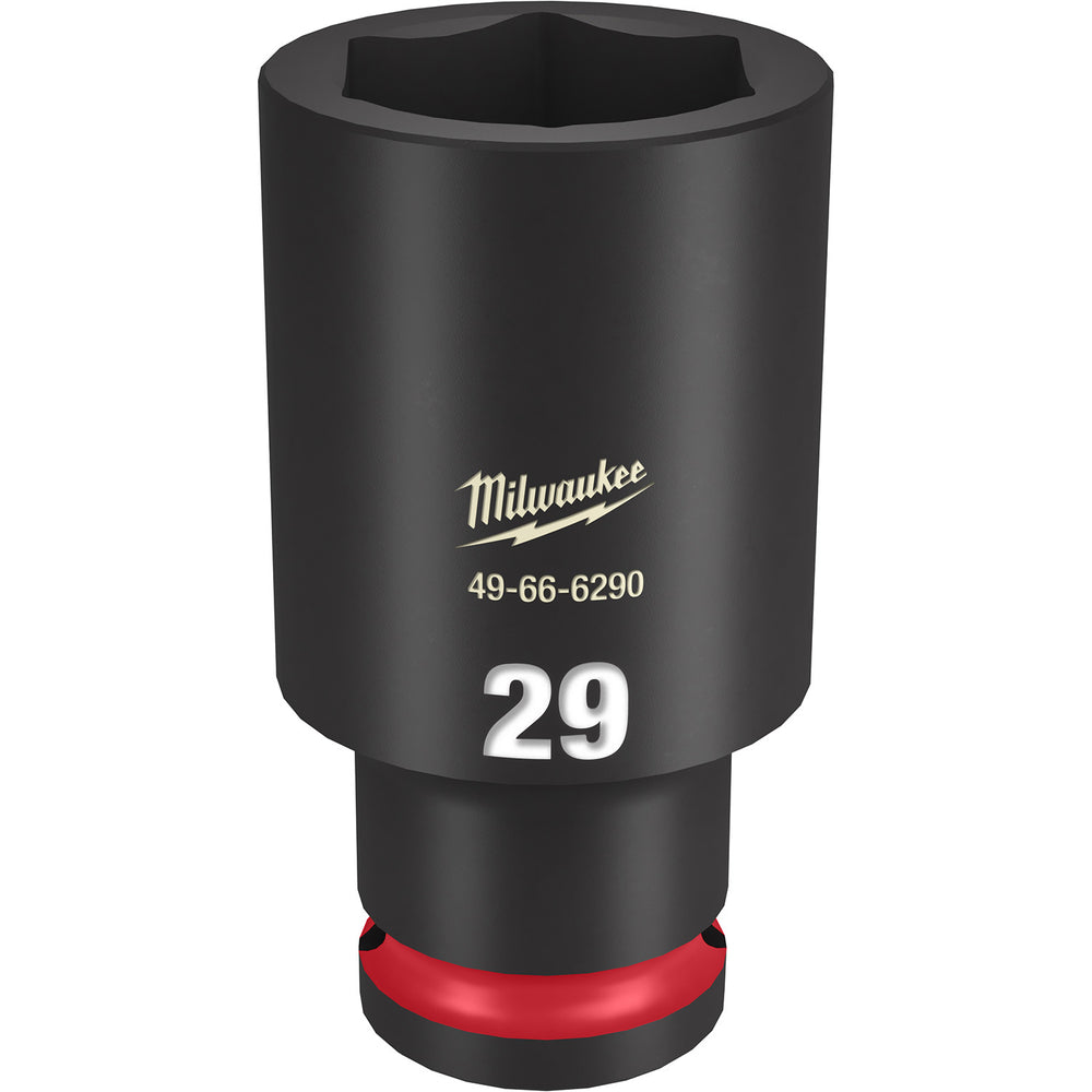 Milwaukee Shockwave 1/2" Drive 29mm Deep 6 Point Impact Socket 49666290