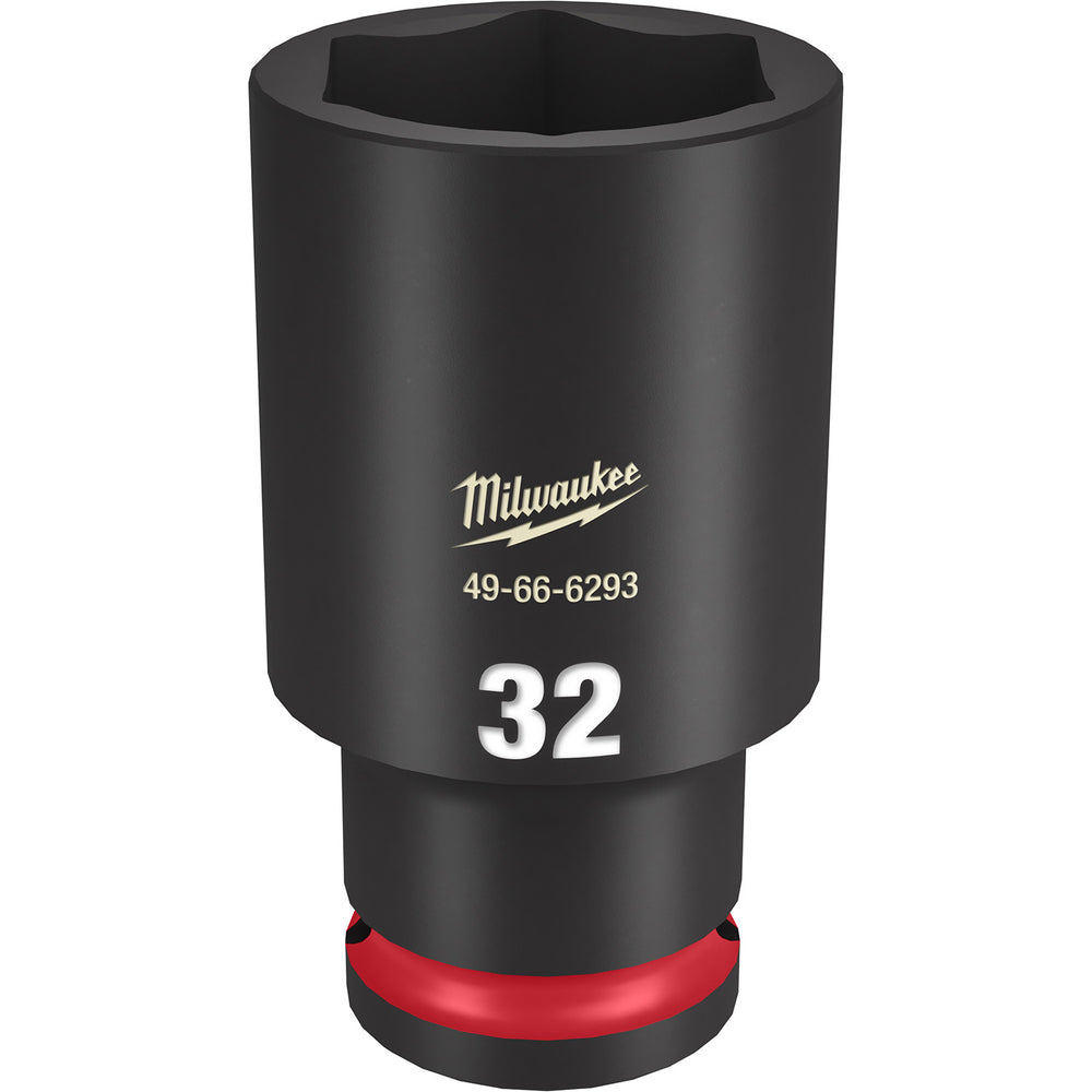 Milwaukee Shockwave 1/2" Drive 32mm Deep 6 Point Impact Socket 49666293