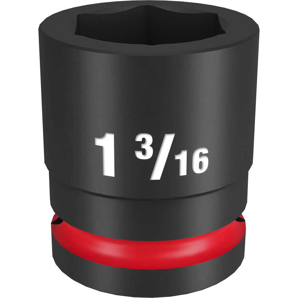 Milwaukee Shockwave 3/4" Drive 1-3/16" Standard 6 Point Impact Socket 49666310