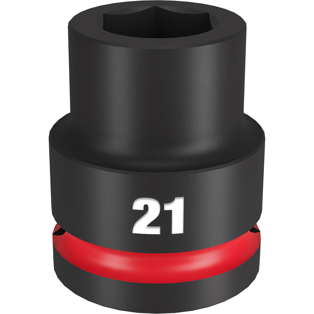 Milwaukee Shockwave 3/4" Drive 21mm Standard 6 Point Impact Socket 49666359