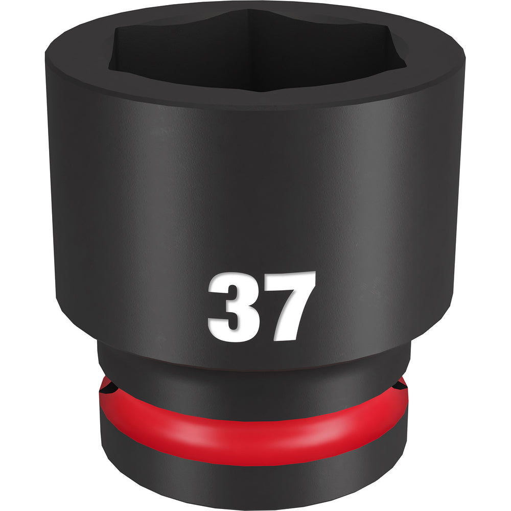 Milwaukee Shockwave 3/4" Drive 37mm Standard 6 Point Impact Socket 49666375