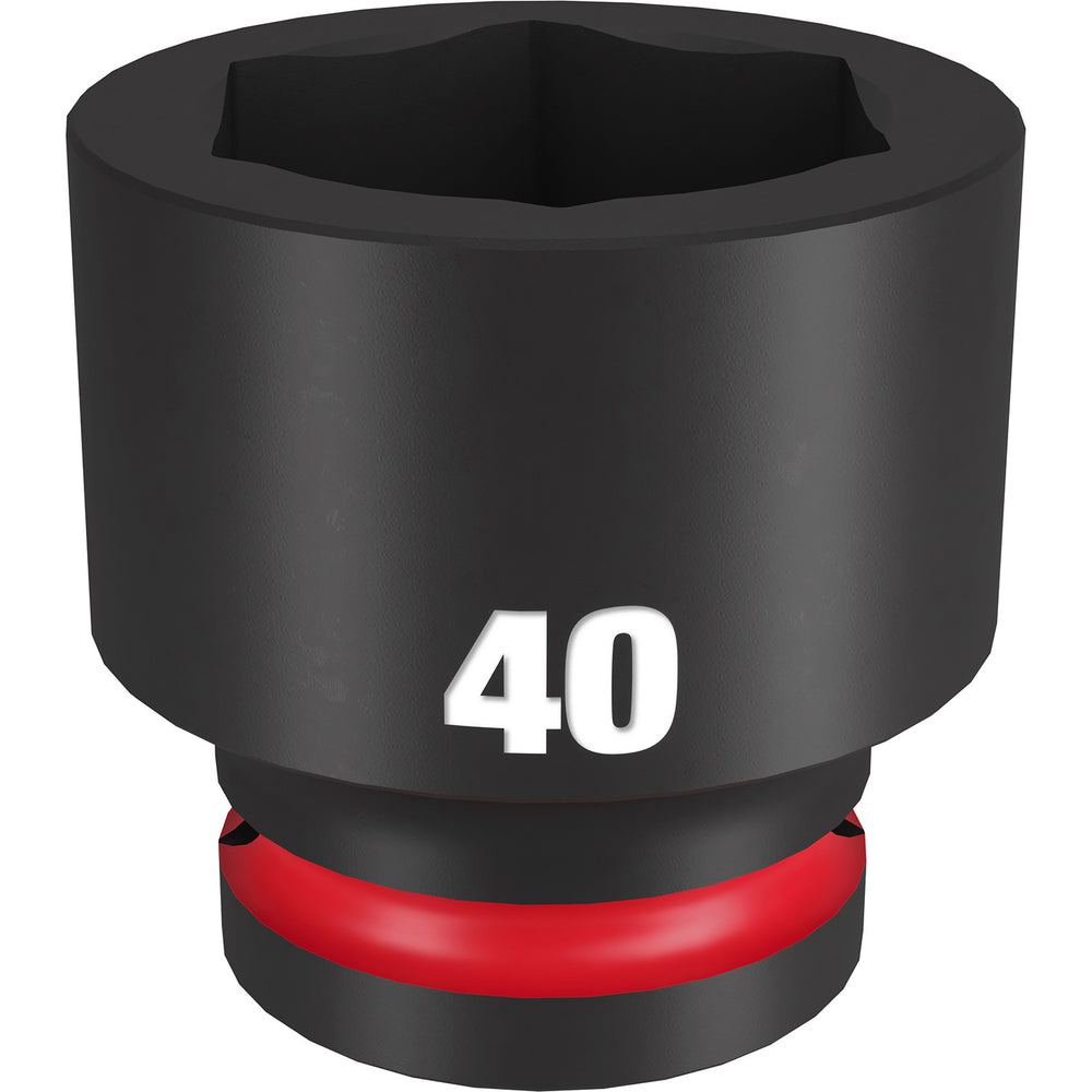Milwaukee Shockwave 3/4" Drive 40mm Standard 6 Point Impact Socket 49666378