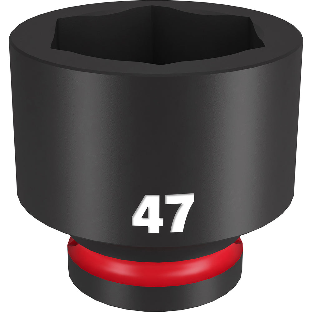 Milwaukee Shockwave 3/4" Drive 47mm Standard 6 Point Impact Socket 49666385