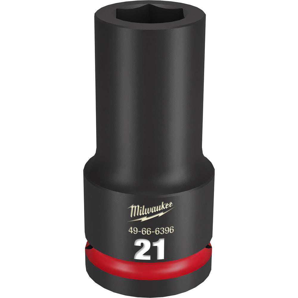 Milwaukee Shockwave 3/4" Drive 21mm Deep 6 Point Impact Socket 49666396