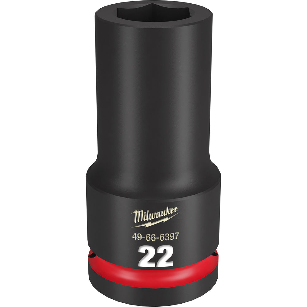 Milwaukee Shockwave 3/4" Drive 22mm Deep 6 Point Impact Socket 49666397