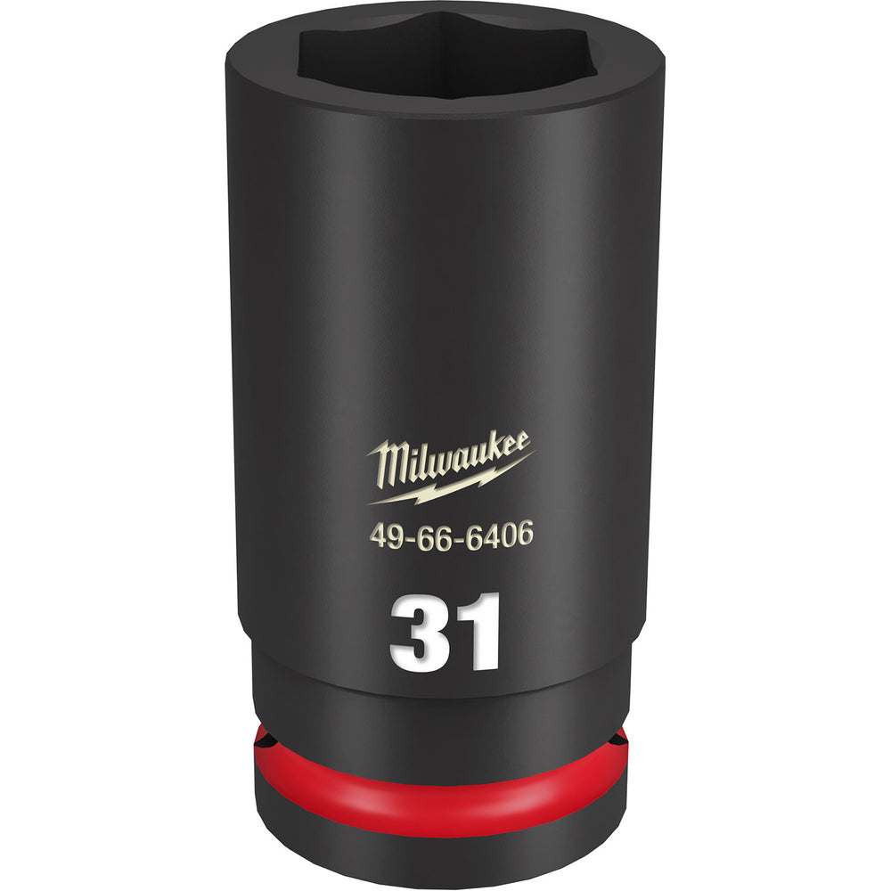 Milwaukee Shockwave 3/4" Drive 31mm Deep 6 Point Impact Socket 49666406