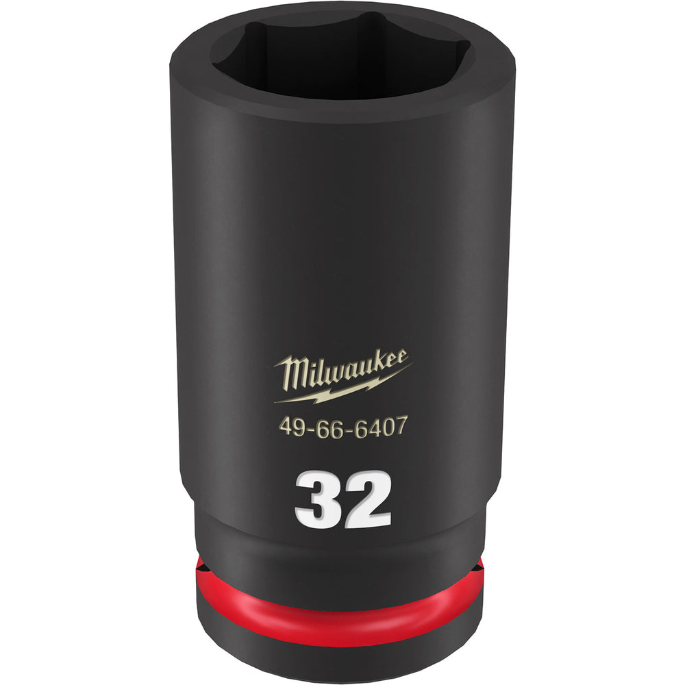 Milwaukee Shockwave 3/4" Drive 32mm Deep 6 Point Impact Socket 49666407