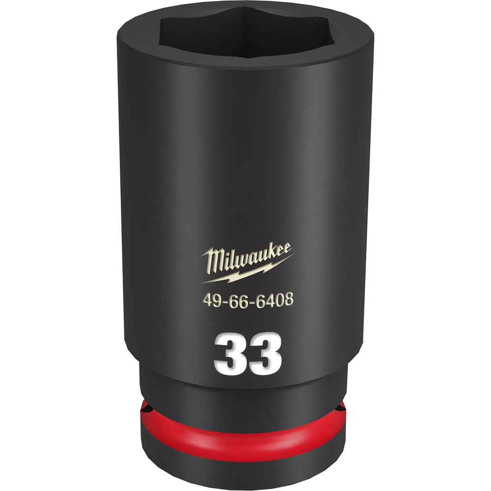 Milwaukee Shockwave 3/4" Drive 33mm Deep 6 Point Impact Socket 49666408