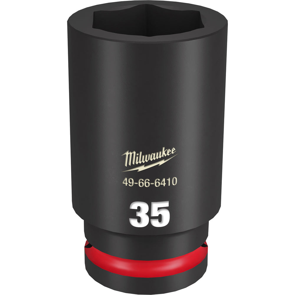 Milwaukee Shockwave 3/4" Drive 35mm Deep 6 Point Impact Socket 49666410