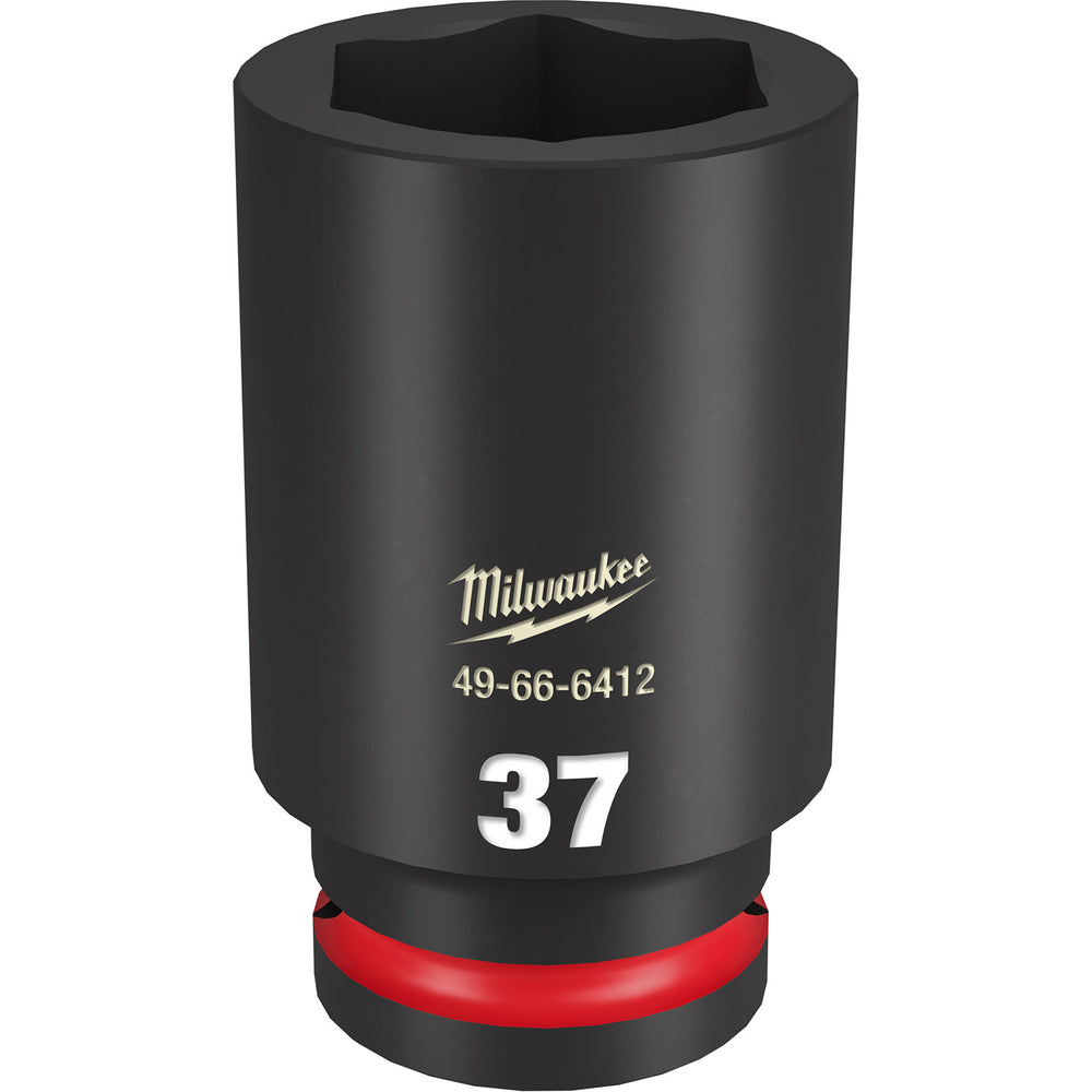 Milwaukee Shockwave 3/4" Drive 37mm Deep 6 Point Impact Socket 49666412