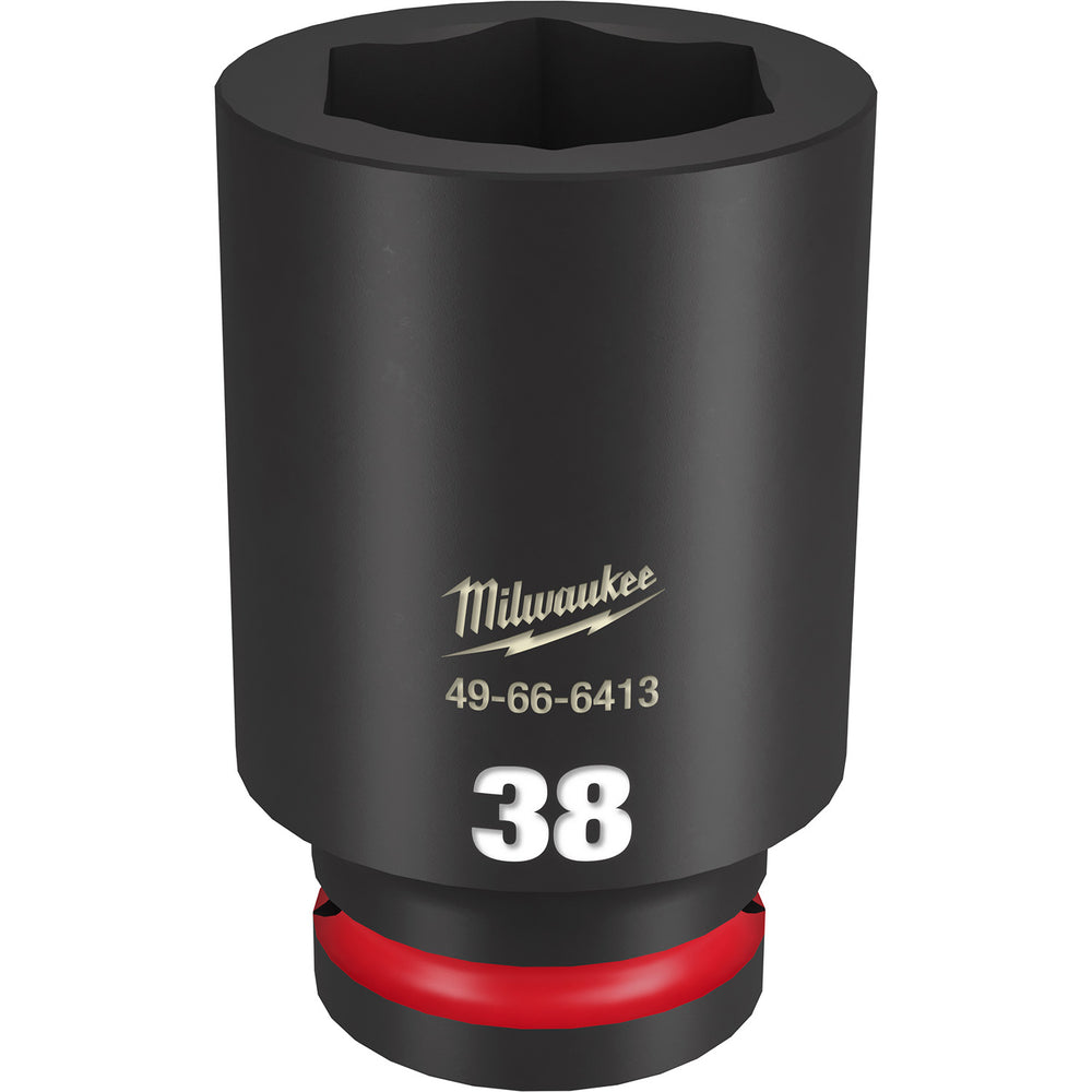 Milwaukee Shockwave 3/4" Drive 38mm Deep 6 Point Impact Socket 49666413
