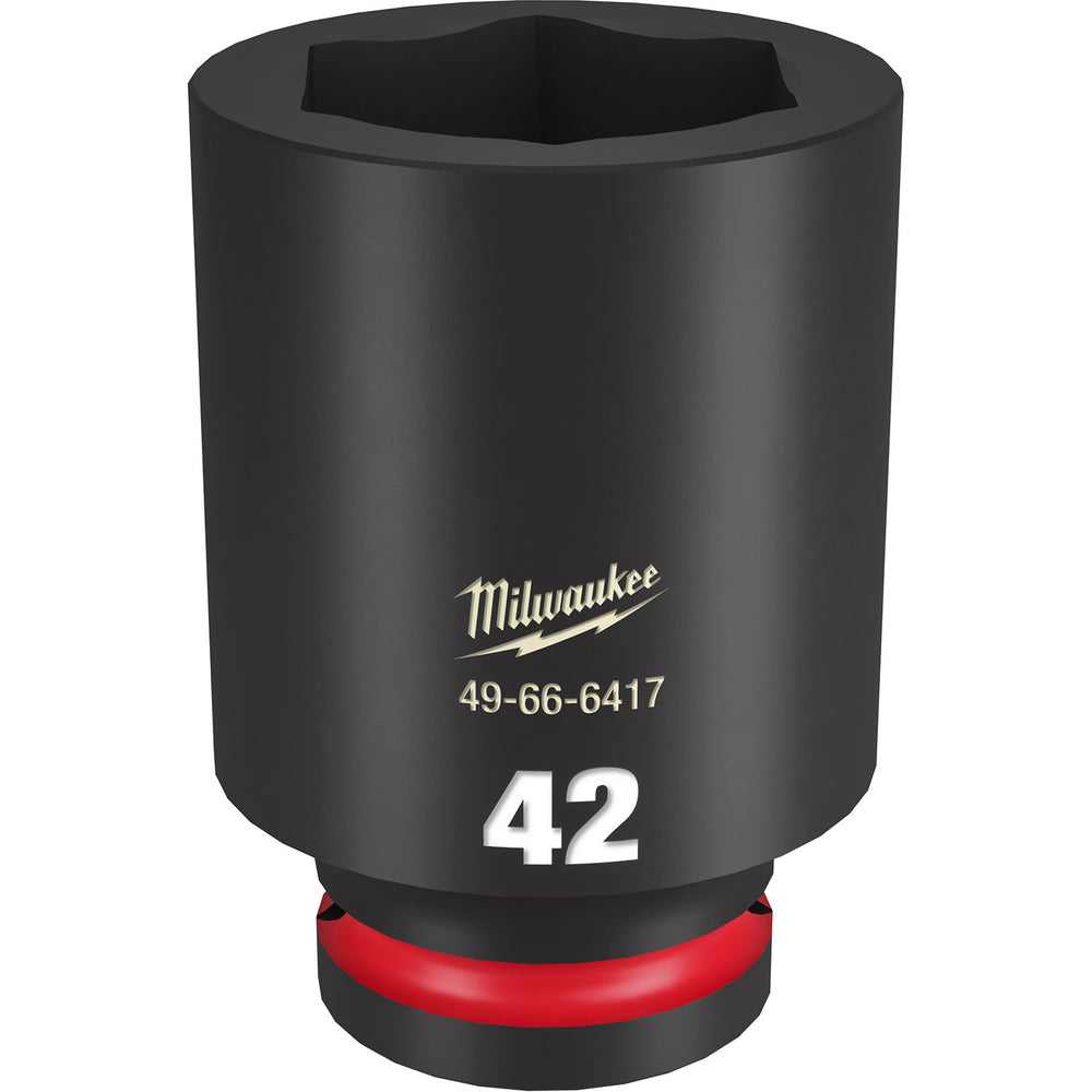 Milwaukee Shockwave 3/4" Drive 42mm Deep 6 Point Impact Socket 49666417