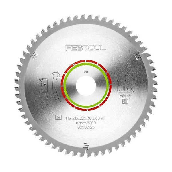 Festool Special Flooring Saw Blade 216mm x 2.3 x 30mm 60 tooth (WZ/FA60)