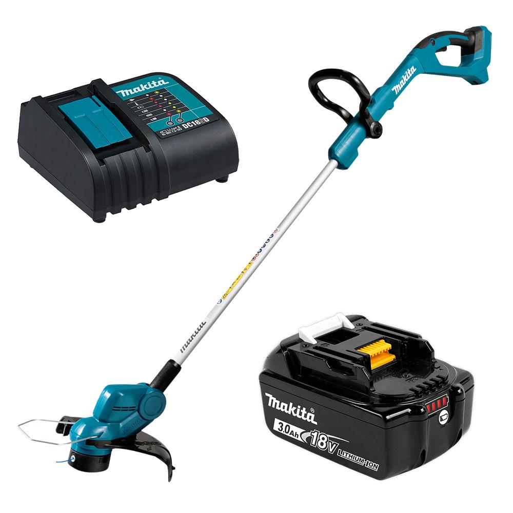 Makita DUR193SF 18V 3.0Ah Li-ion Cordless 260mm (10-1/4") Loop Handle Line Trimmer Combo Kit