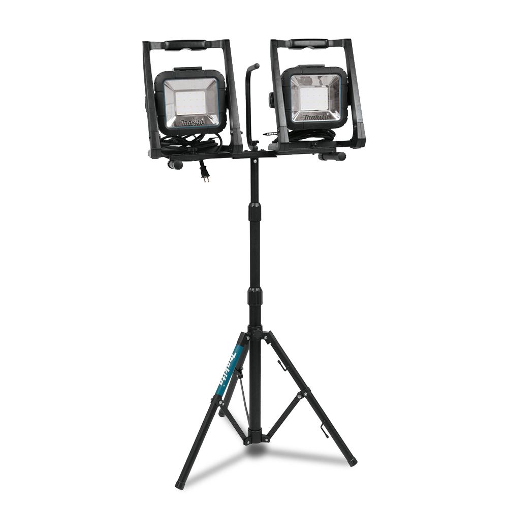 Makita DML805X02 18V Li-ion Cordless & Corded LED Flood Work Lights with Tripod - Skins Only