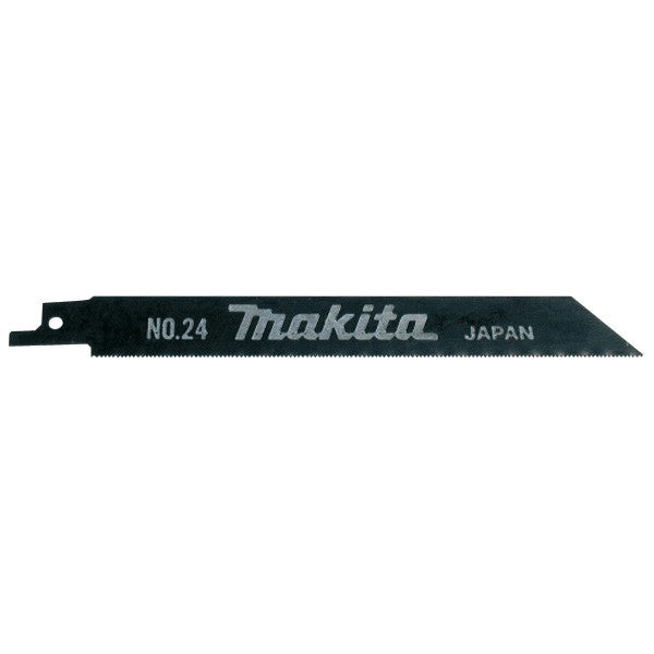 MAKITA RECIPRO BLADE HSS NO:24 160mm - 24TPI - (5PK)- METAL 792149-7