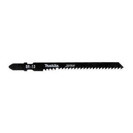 MAKITA JIGSAW BLADE BR13 - BAYONET TYPE (100PCS) - HCS 9tpi / Fast Fine cut / Wood 5-65mm B-07777