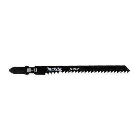 MAKITA JIGSAW BLADE BR13 - BAYONET TYPE - (25PK) - HCS 9tpi / Fast Fine cut / Wood 5-65mm A-85793-25