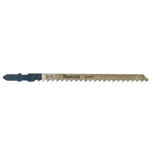MAKITA JIGSAW BLADE L-1 - BAYONET TYPE - (5PK)- HCS 6tpi / Fast Fine cut / Wood 5-90mm A-86290