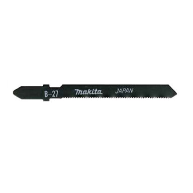 MAKITA JIGSAW BLADE B-27 - BAYONET TYPE - (2PK) - HSS 24tpi / Fine Scroll cut / Alu 1-3mm / Metal & S/Steel 1-3mm B-01367