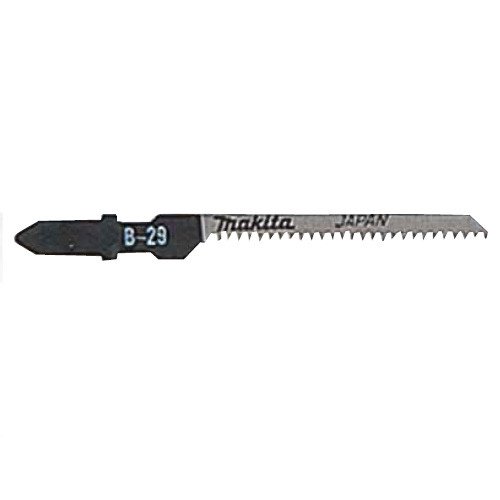 MAKITA JIGSAW BLADE B-29 - BAYONET TYPE - (100PCS) - HCS 16TPI / Fine Scroll cut / Wood 2-35mm B-07761