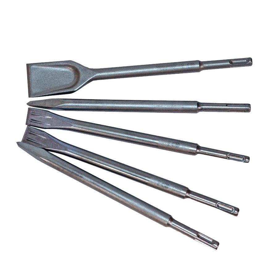 MAKITA SDS PLUS SHANK 250mm POINT & CHISEL SET (5PC) - ELITE B-30536