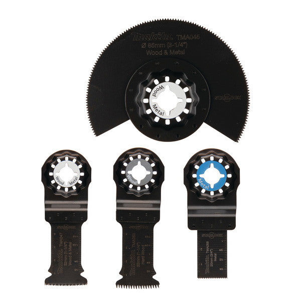 MAKITA MULTITOOL PLUNGE CUT SET 4 PIECE B-67480