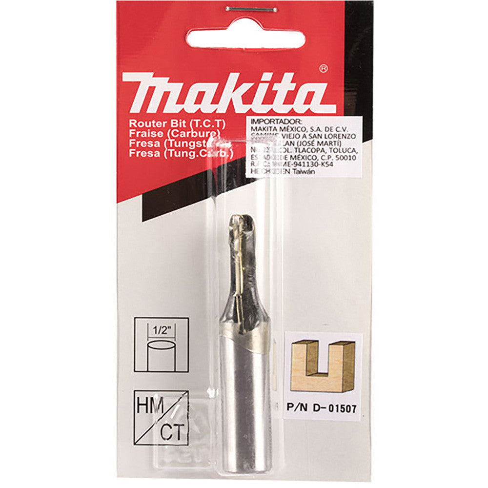 MAKITA 1/4" STRAIGHT TCT BIT - 1/2" SHAFT D-01507