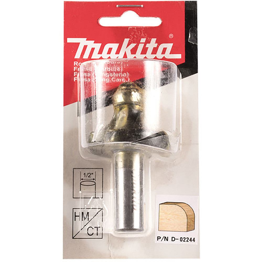 MAKITA 1/2" ROUND OVER TCT BIT - 1/2" SHAFT D-02244