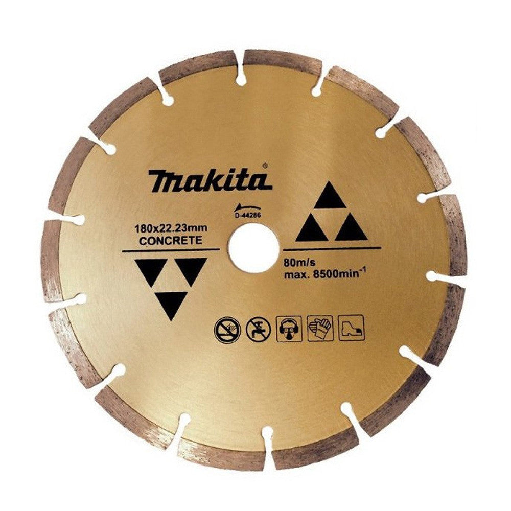 MAKITA 180mm x 22.23 DIAMOND BLADE SEGMENTED - ECONOMY D-44286