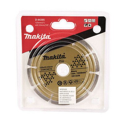 MAKITA 125mm x 22.23 DIAMOND BLADE SEGMENTED - LASER WELD D-44395