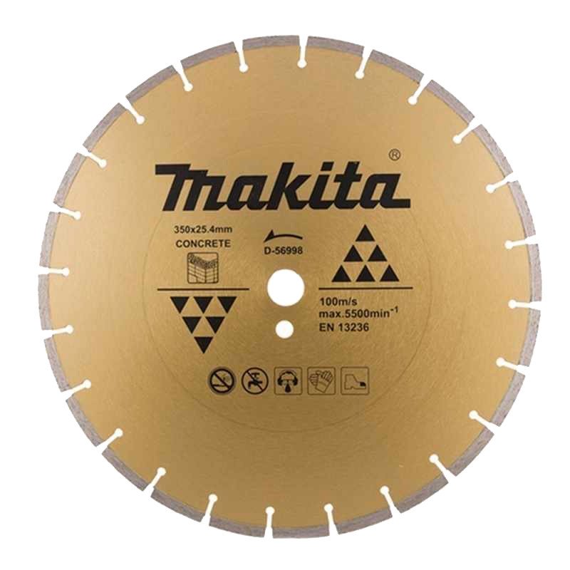 MAKITA 350mm x 25.4mm DIAMOND BLADE SEGMENTED - ECONOMY D-56998
