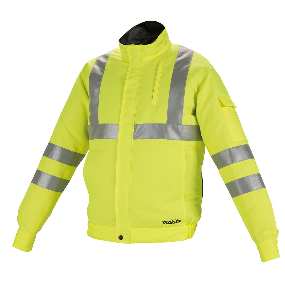 Makita 12V/18V Dual Zone High Visibility Fan Jacket - Small DFJ214ZS