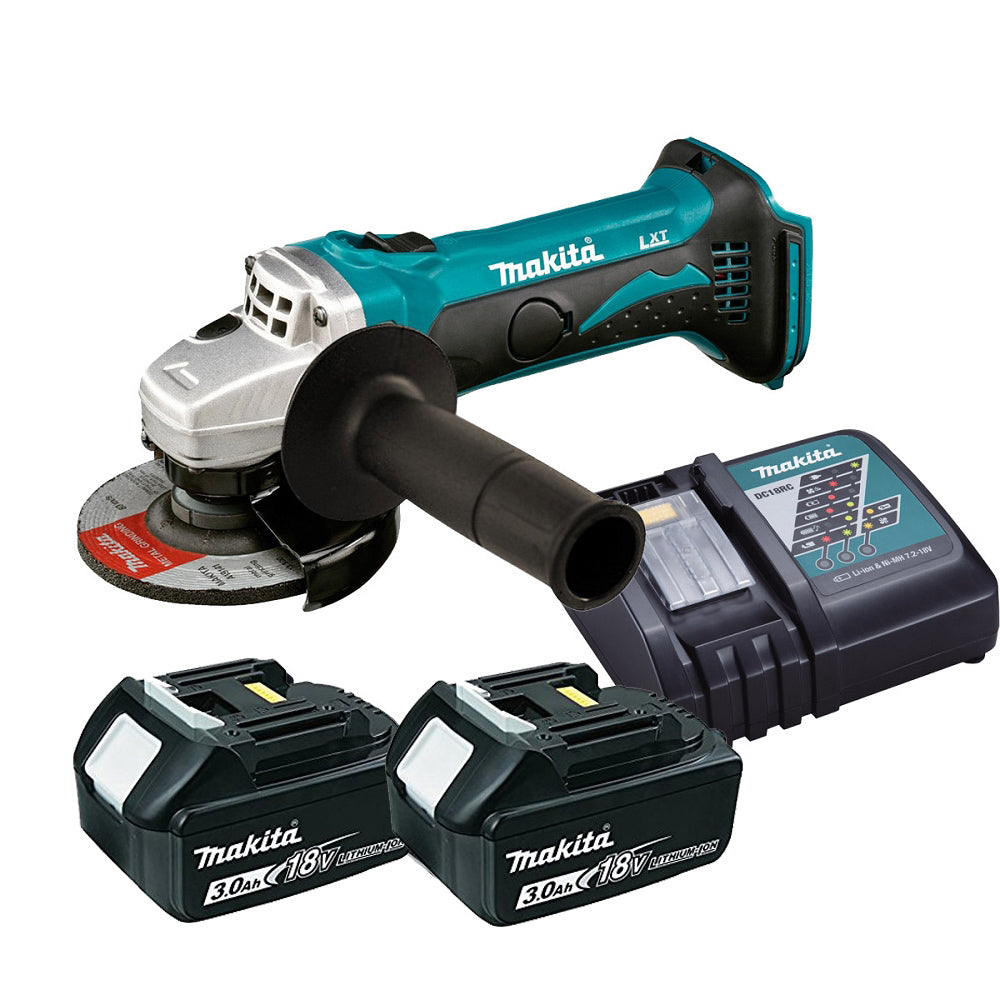 Makita 18V Angle Grinder 3.0Ah Set DGA452RFE