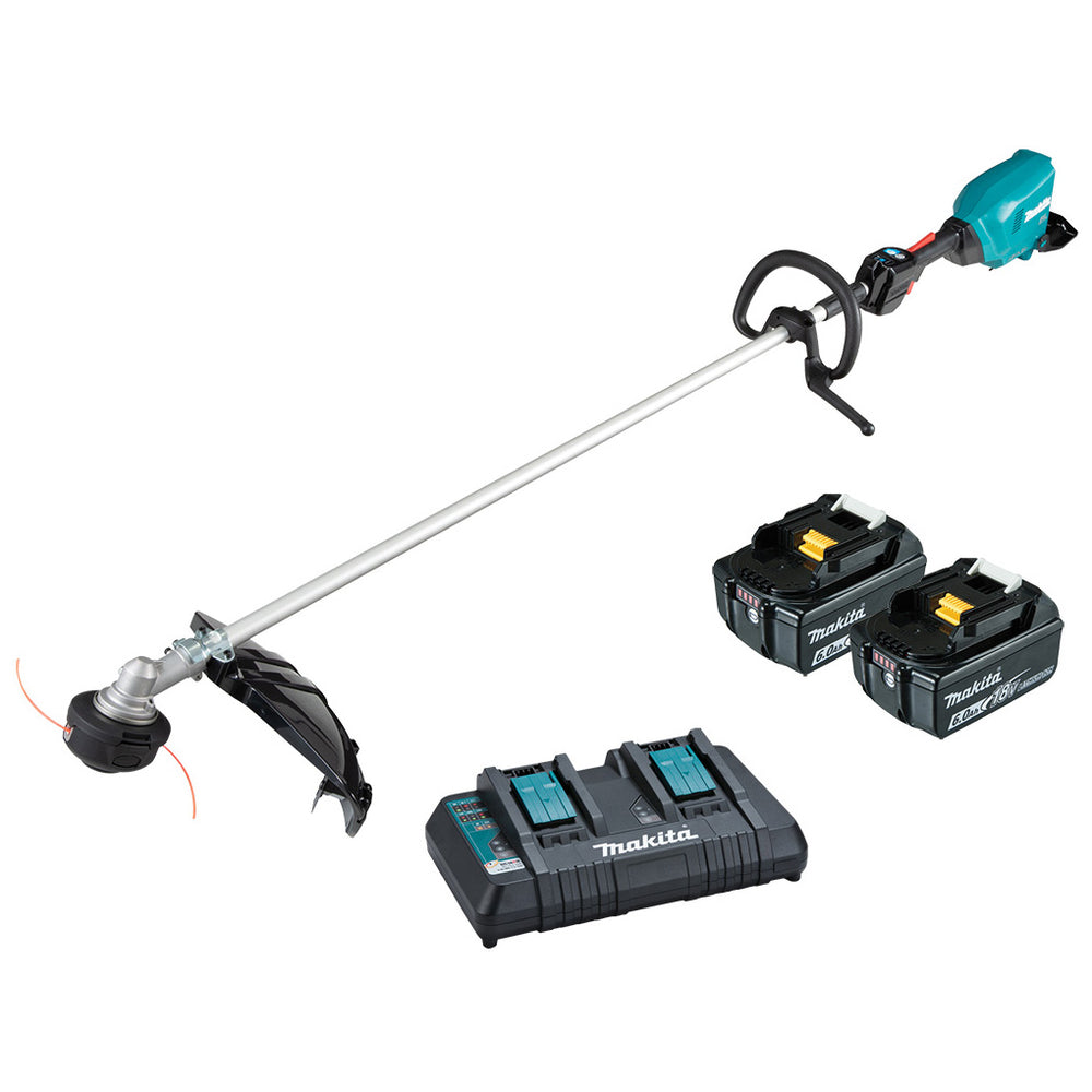 Makita 18Vx2 Brushless Loop Handle Line Trimmer 6.0ah Set DUR369LPG2
