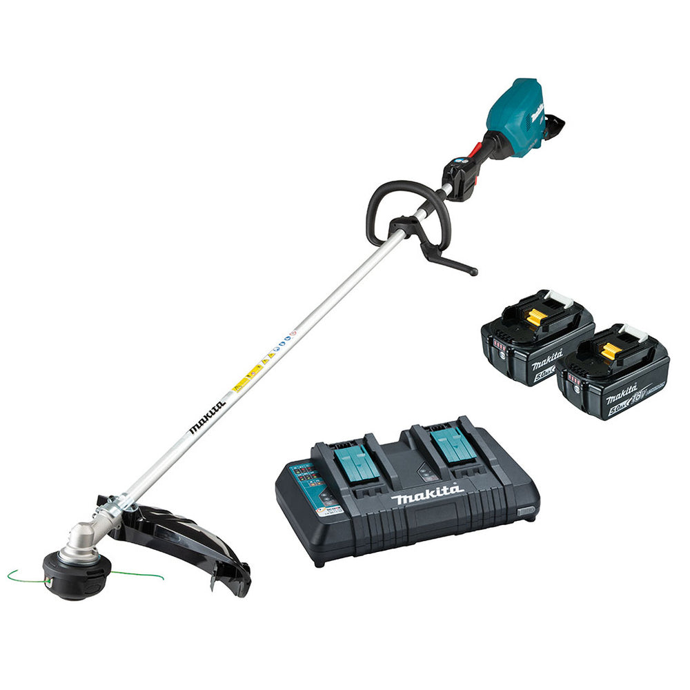 Makita 18Vx2 Brushless Loop Handle Line Trimmer 5.0ah Set DUR369LPT2