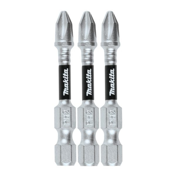 Makita PH2 x 50mm Impact XPS Power Bit (3pk) E-09379