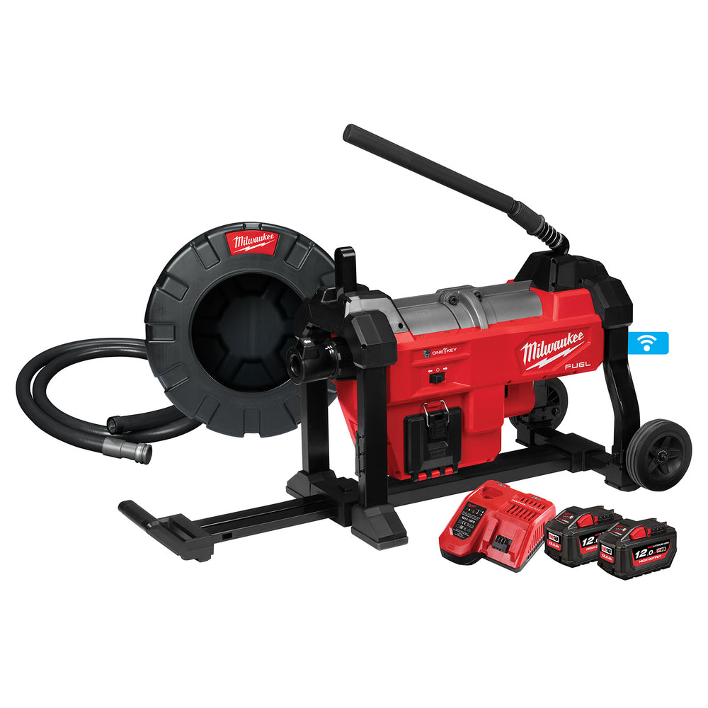 Milwaukee 18V FUEL Brushless Sectional Sewer Machine w/ ONE-KEY M18FSSM32-122
