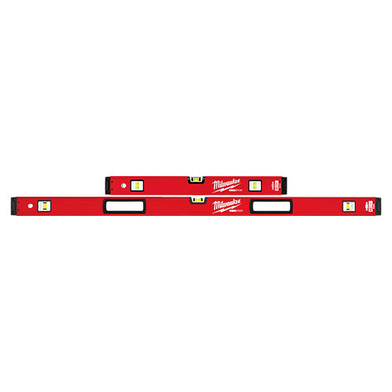 Milwaukee 24"/ 48" REDSTICK Box Level Set MLBXS48