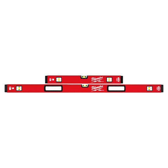 Milwaukee 24" / 48" REDSTICK Magnetic Box Level Set MLBXSM48
