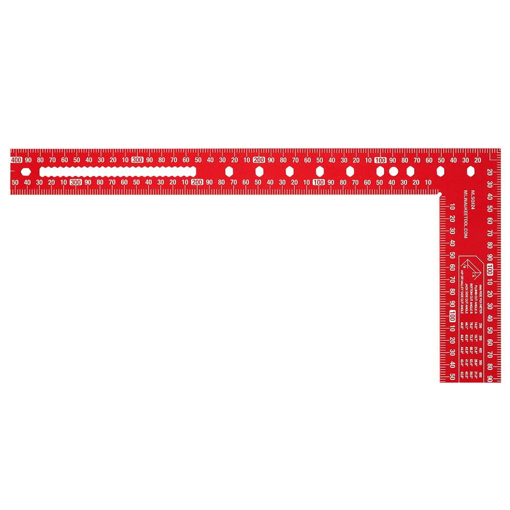 Milwaukee 400 x 600mm Aluminium Framing Square MLSQ124