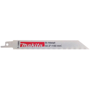MAKITA RECIPRO BLADE BI-METAL 150mm - 32TPI - (5PK)- METAL P-04955