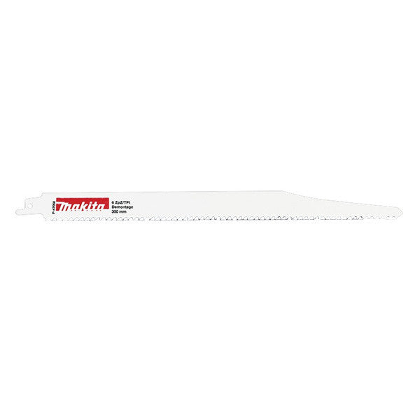 MAKITA RECIPRO BLADE BI-METAL 300mm - 6TPI - (3PK) - UNIVERSAL / MULTI MATERIAL P-47058